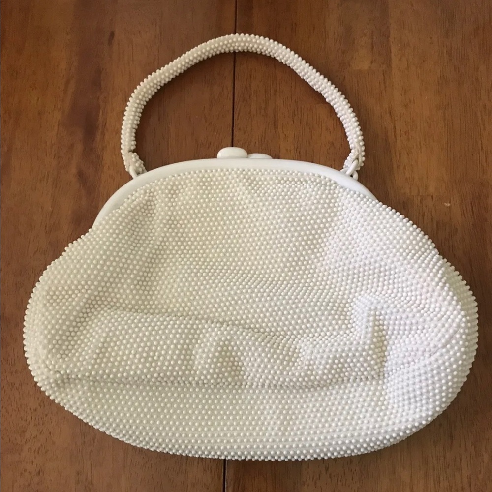 VINTAGE BEADED BAG GAYMODE JAPAN 1960’s Great Vintage Cond “Adorable Easter Bag”